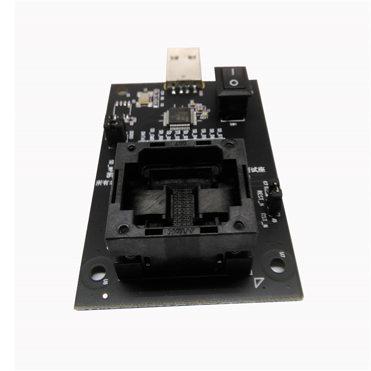 BGA100转USB清空测试座—eMMC100下压老化座—BGA100烧录座—BGA100 socket（现货标品）
